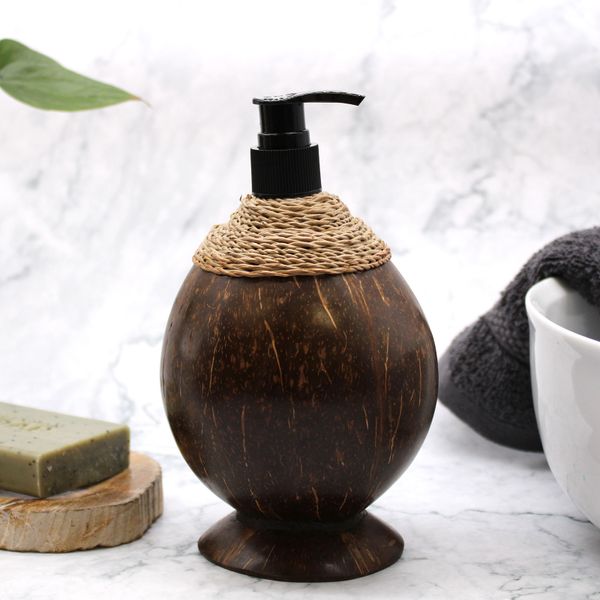 Distributeur de Savon Naturel en Noix de Coco - 200ml aprox.