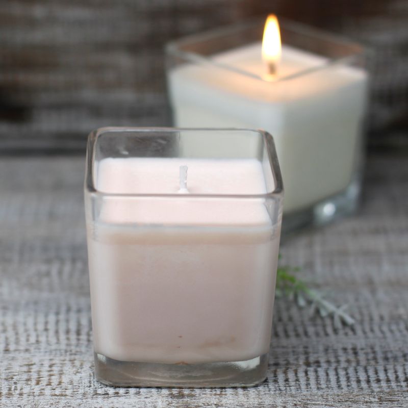 Bougies Cire de Soja Sans Étiquette- Smoothie Pêche