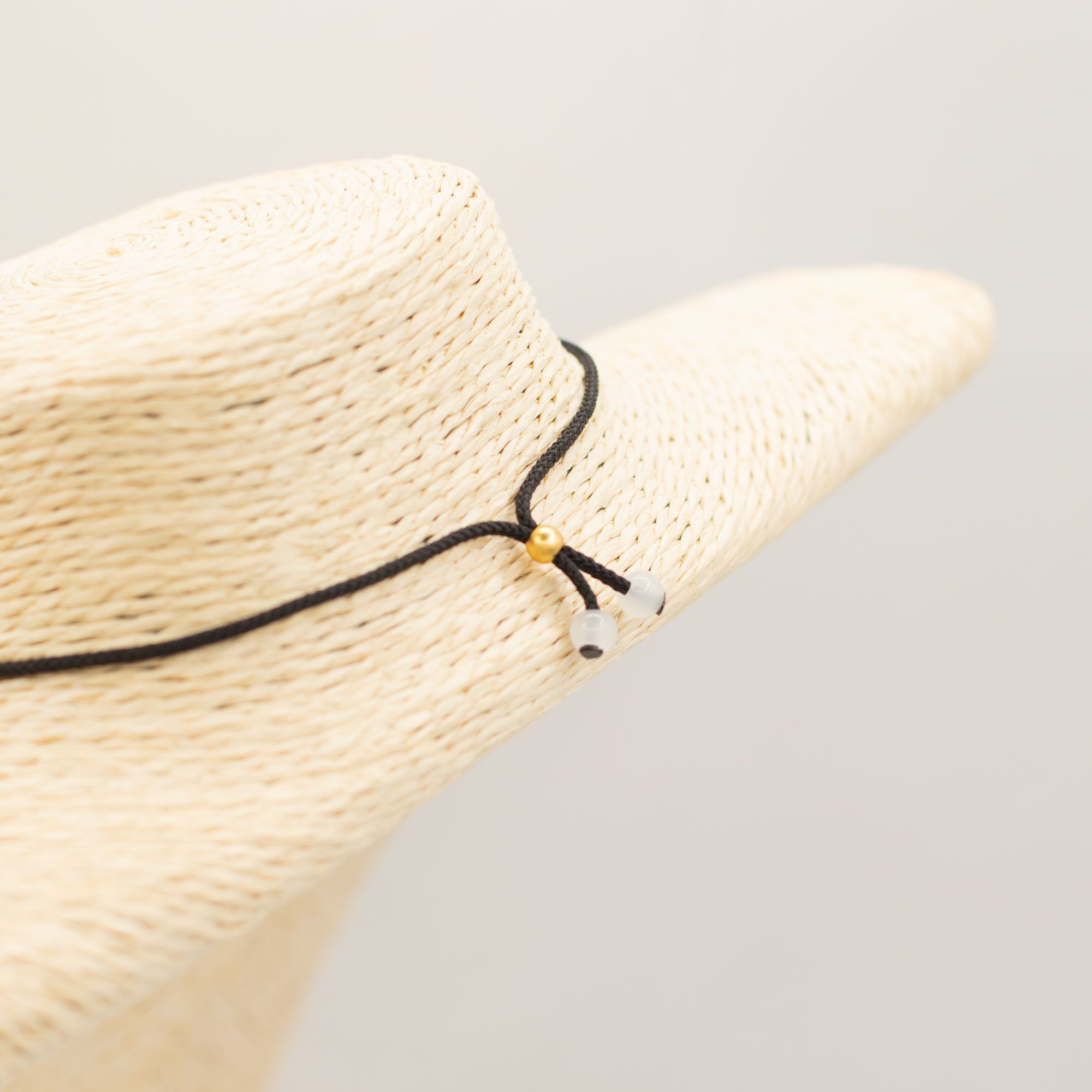 Cord Necklace Gemstone Pendant - Goldstone Bone