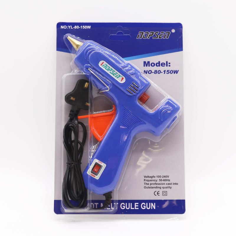 Nopsen Pistolet à Colle Chaude 80-150W Pro (Prise UE) - pour Bâtons de 11 mm