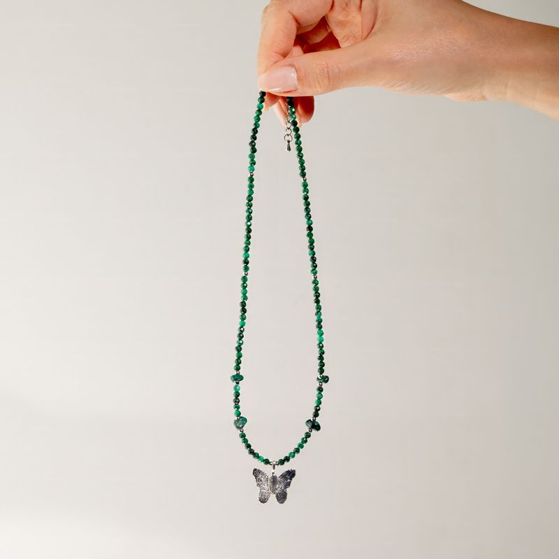 Nymph Spirit Gemstone Necklace Set - Forest Spirit