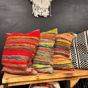 Rag Rug Cushion Covers