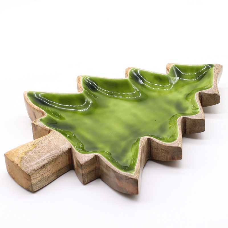 Lost in the Forest -  Enamel Tree Wooden Bowl