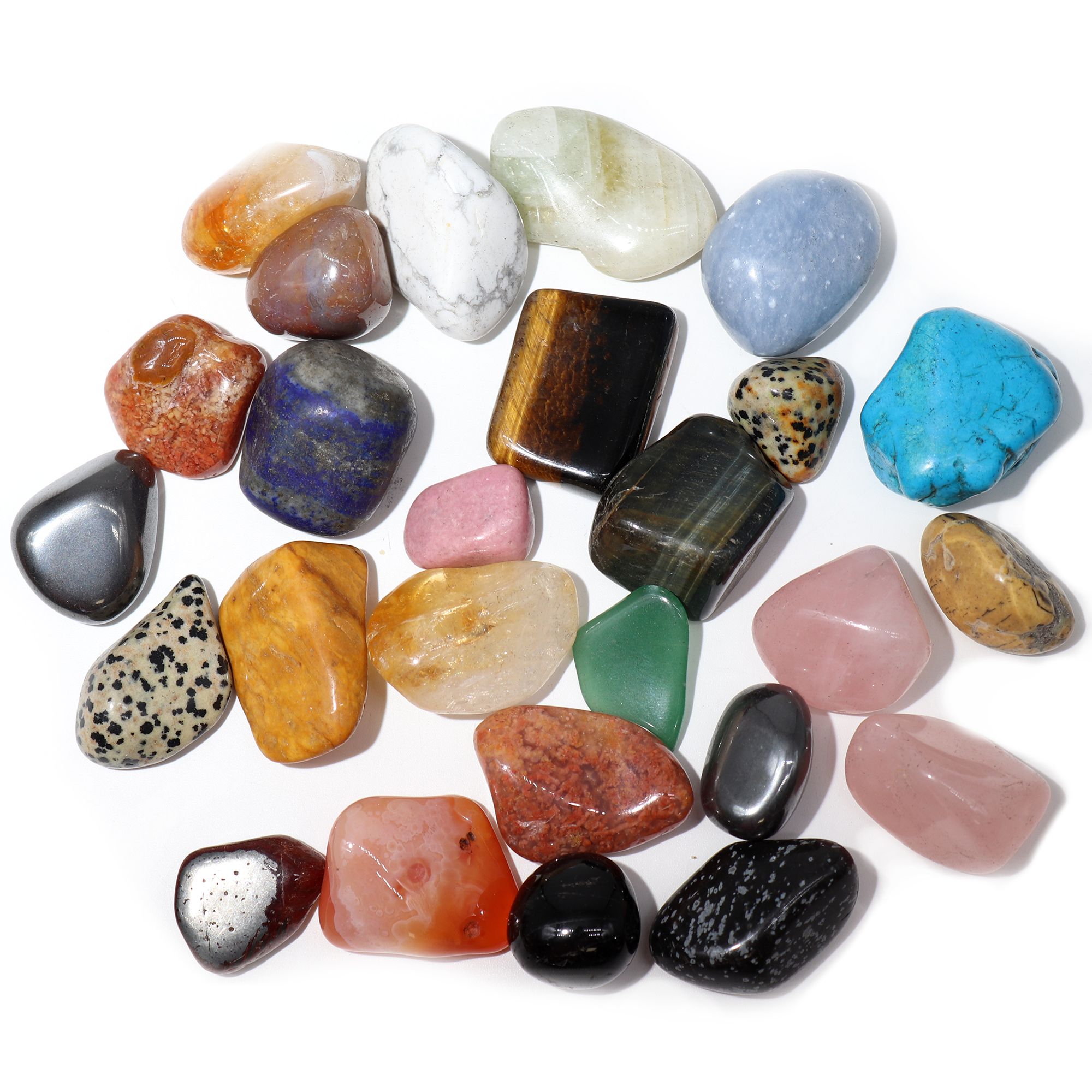 Mixed Tumble Stones Lucky Dip - 0.5kg (Approx. 25 Stones)