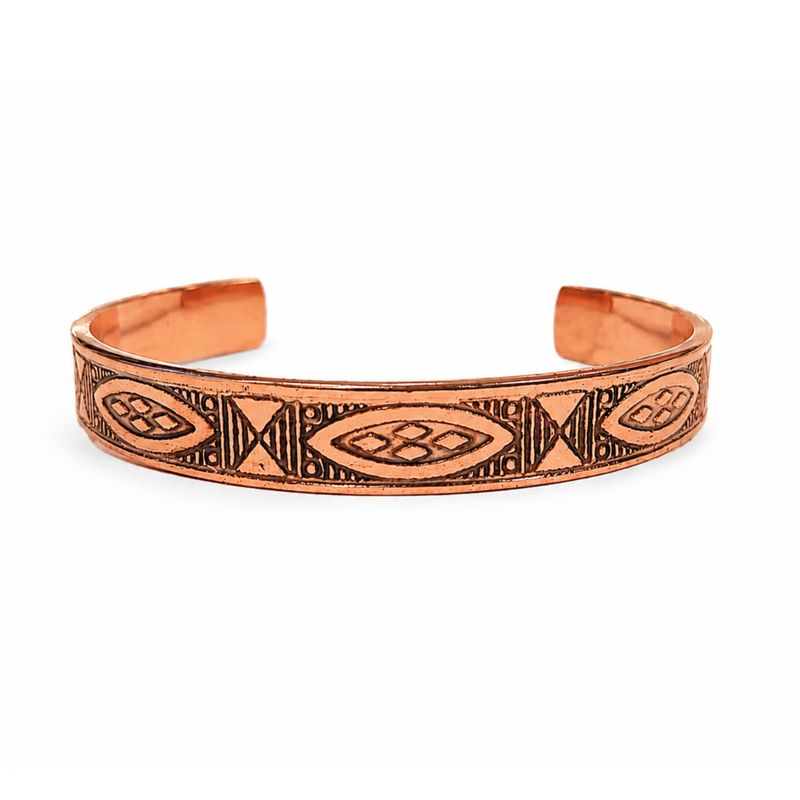 Armband i solid koppar Nomad Energy Collection graveringar (blandade)