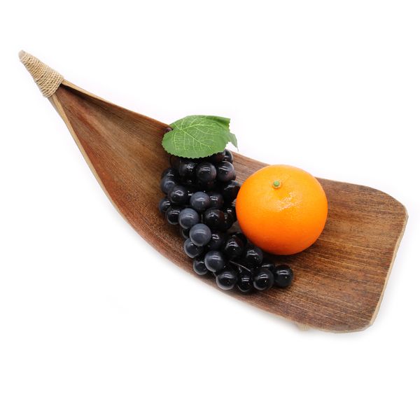 Ensemble de Bols à Fruits en Feuille de Noix de Coco - Naturel