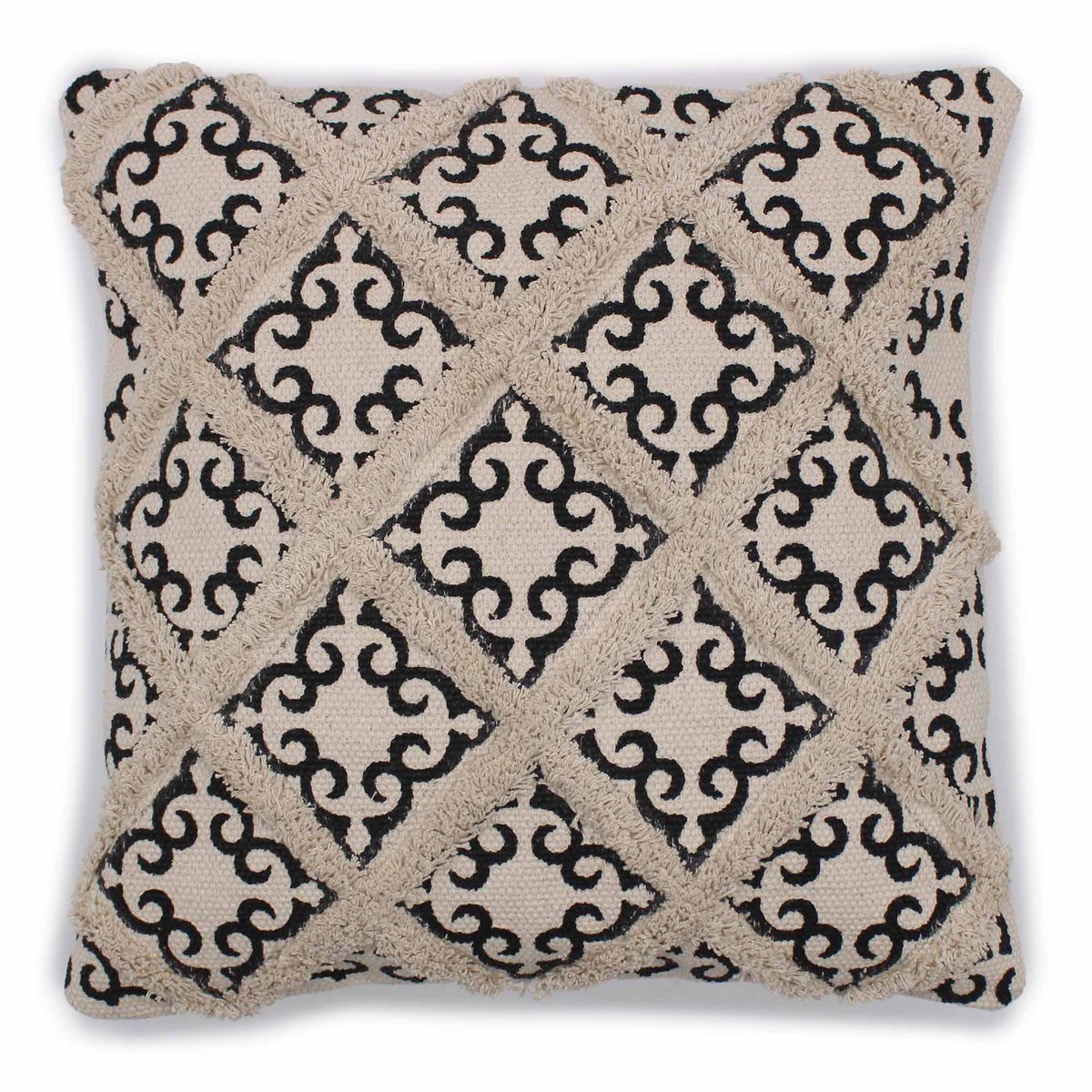 Capa de Almofada Clássica - Quadrados Grandes e Estampados - 45x45cm