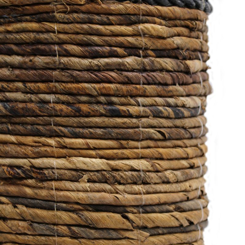 Ensemble en feuille de bananier - 2 vases et 2 bacs