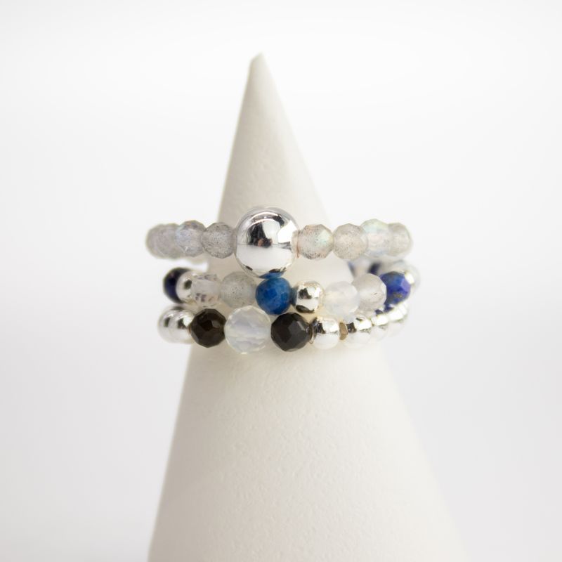 Ring Sets Nymph Spirit Gemstone - Northern Lights