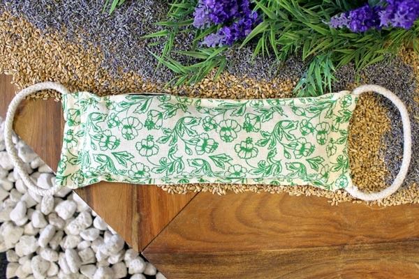 Sacs de Blé en Coton Naturel - Vert