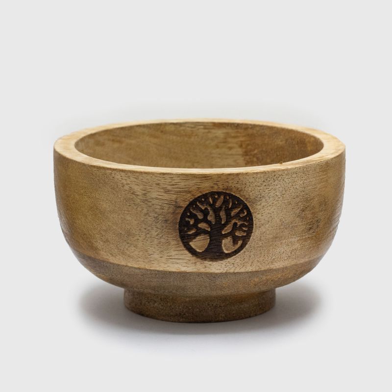 Малка Ритуална Купа - Поставка за Ароматни Конуси и Пръчици - 11x5,5см