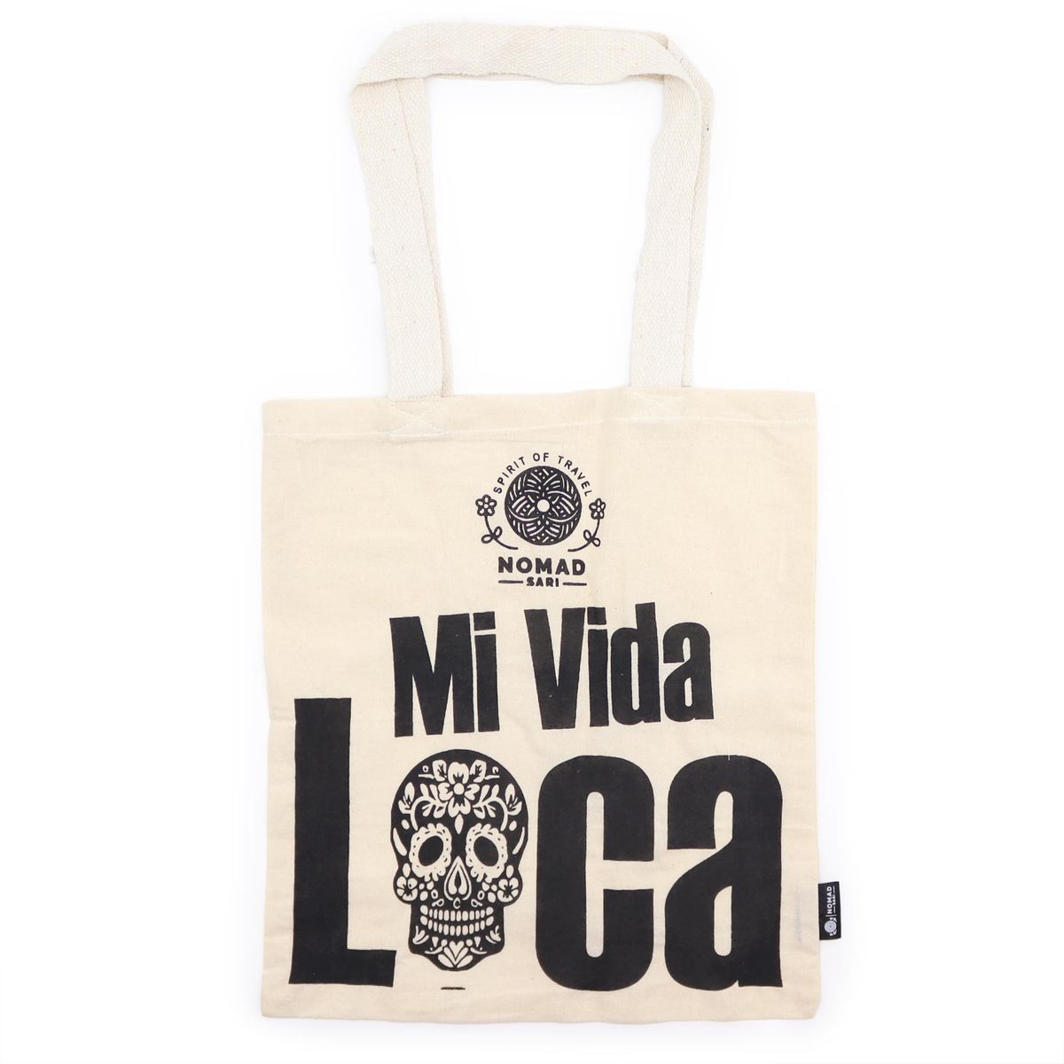 Bolsa Básica Icónica - A Minha Vida Louca - (40x36 cm) - Natural 4 oz