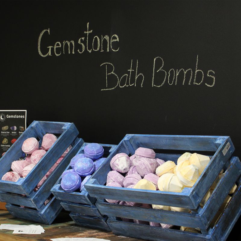 Gemstone Bath Bombs Starter Pack - Blue boxes