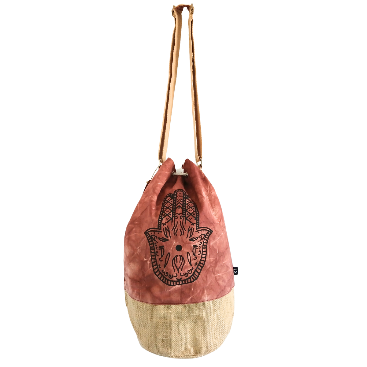 Mochila 100% Natural - Efeito Desbotado Terracota - Hamsa