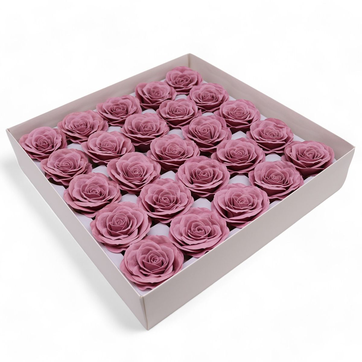 Flor de sabonete artesanal - Vintage Rosa - Malva