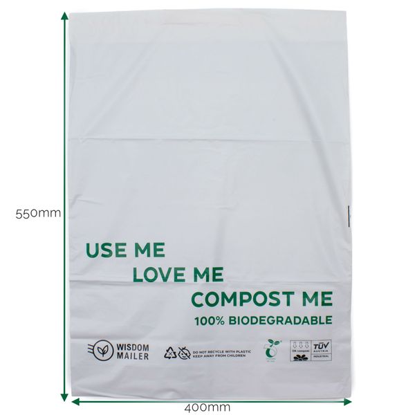 Sobre de envío biodegradable al 100% (400x550 mm)