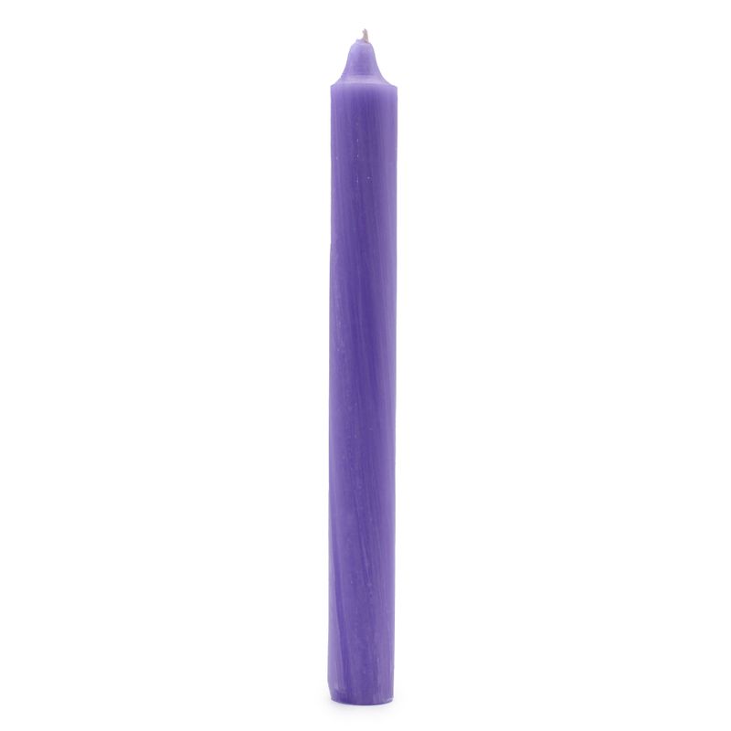 Свещи за вечеря едноцветни на едро - Rustic Lilac