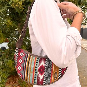 Bolso de Mano Hobo de Jacquard