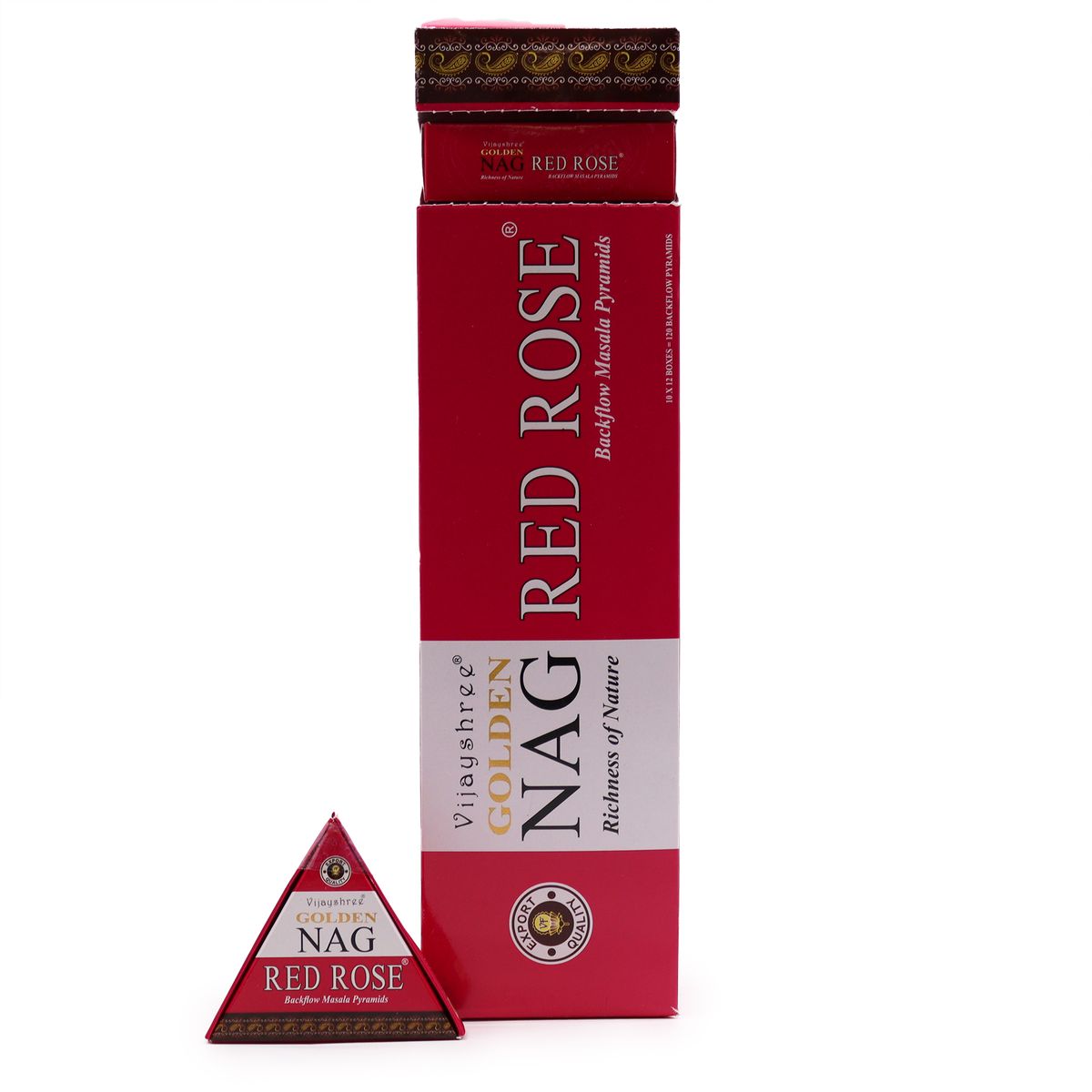 cones de incenso Refluxo Inverso Jumbo Dourado Nag