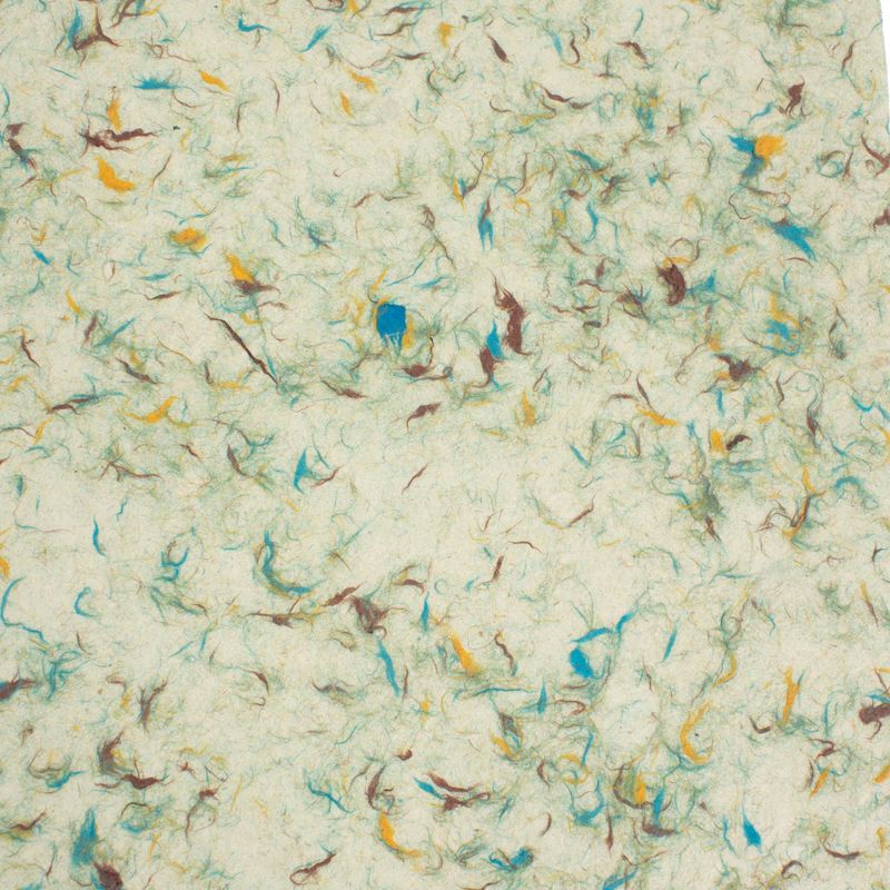 Papel Artesanal Lokta A4 (Pack 20 Folhas) - Misto (Algodão Verde - Calêndula - Centáurea - Floral Misto)