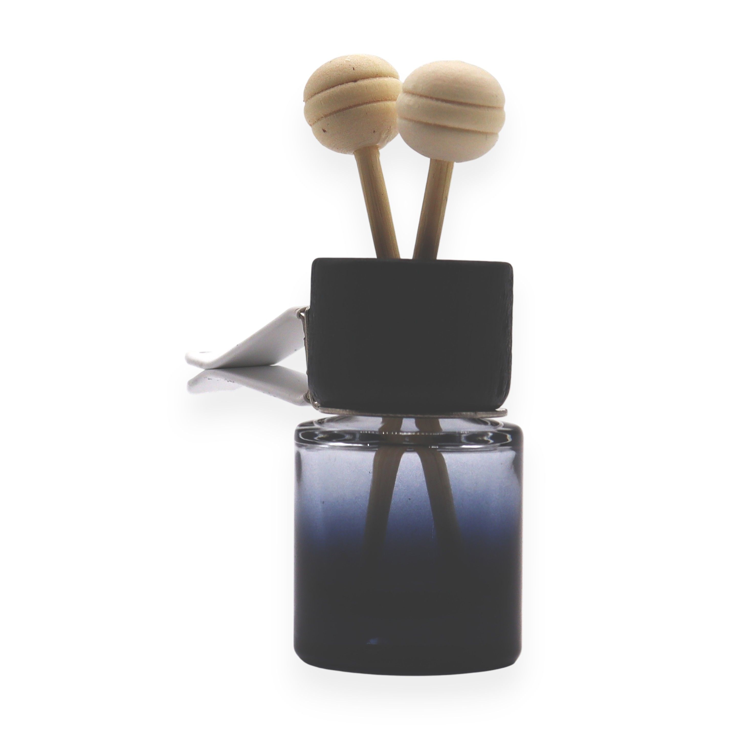 Crna Bočica za Difuzor Automobila s Pričvršćivanjem na Ventilaciju – 8 ml – 3 dizajna x 4