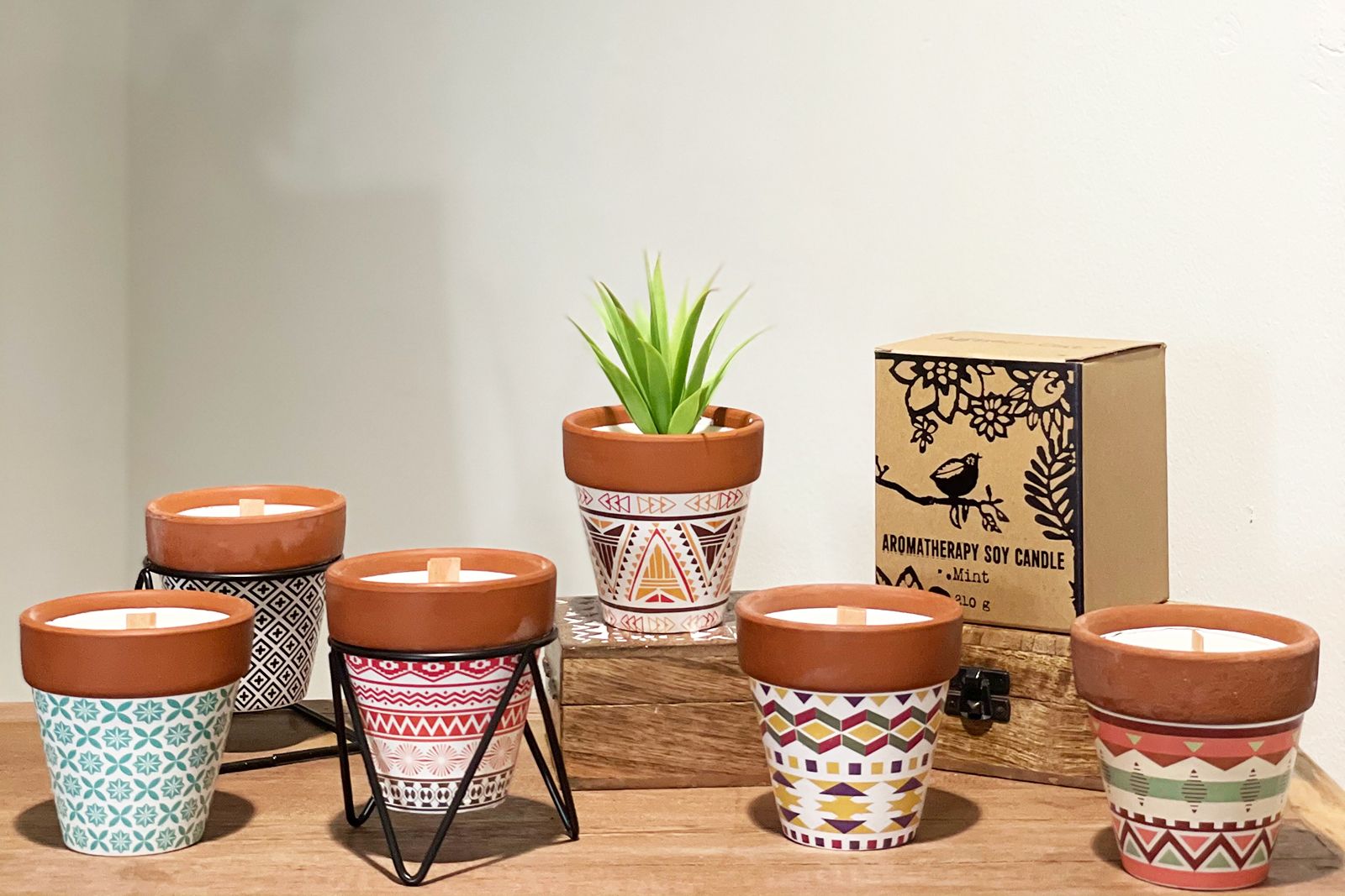 Agnes + Cat Velas del Jardín de Hierbas - Menta