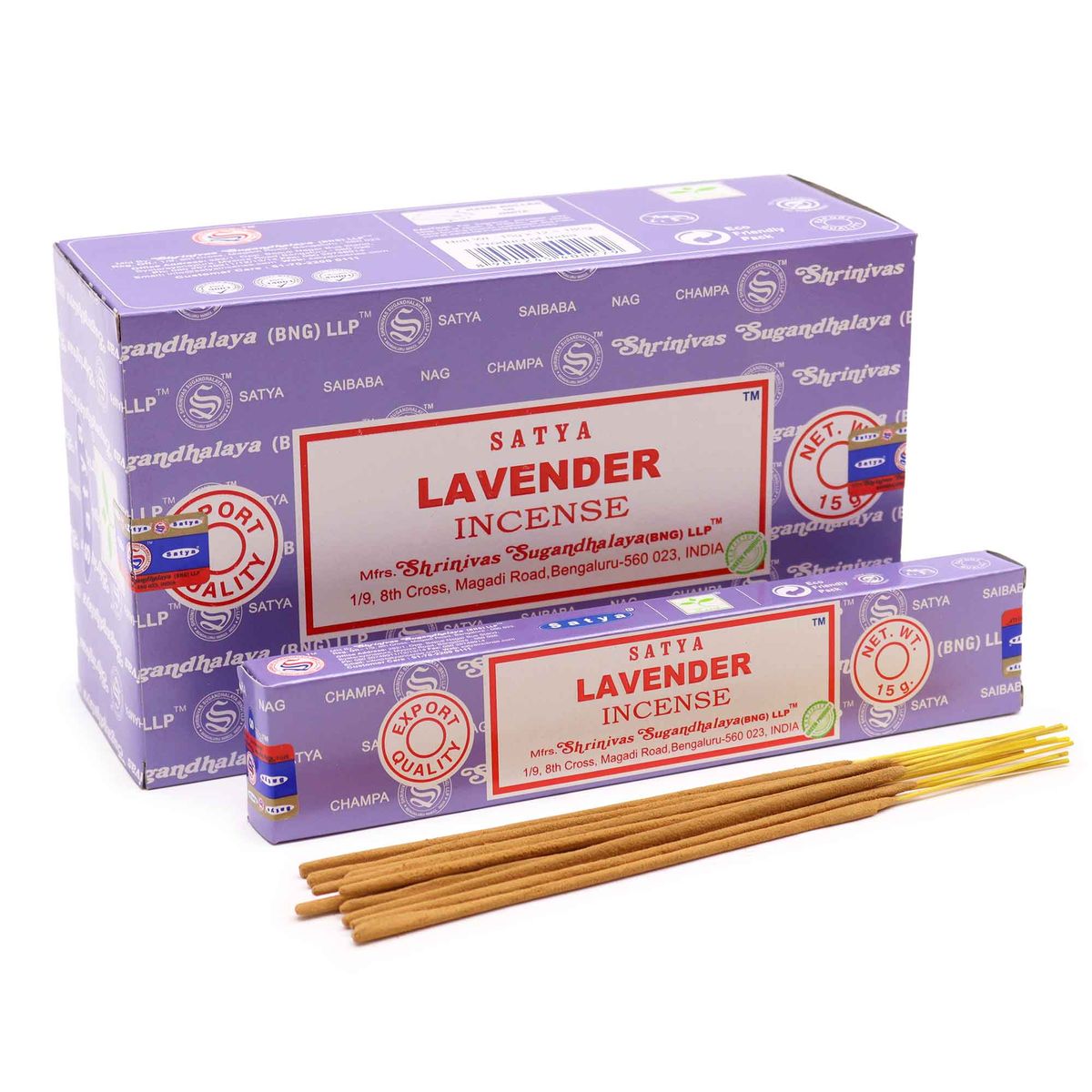 Bastões de incenso Satya 15 g - Lavanda
