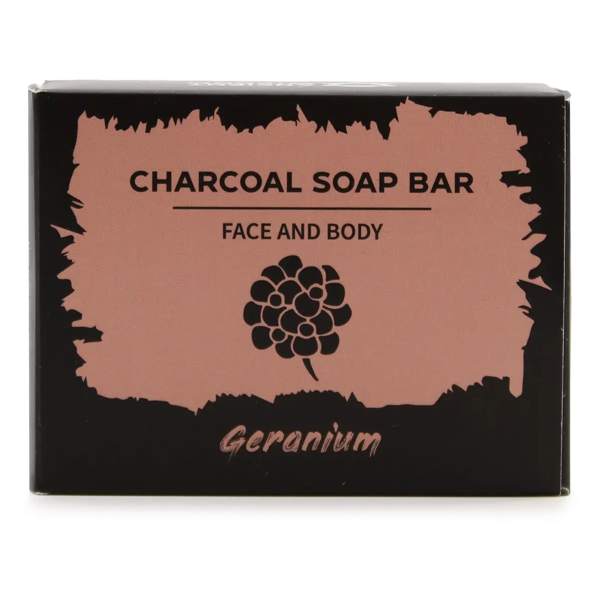 Charcoal Soap 85g - Geranium — Soap · GlowDuty apothecary