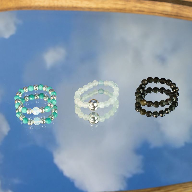 Ring Sets Nymph Spirit Gemstone - Endless Ocean