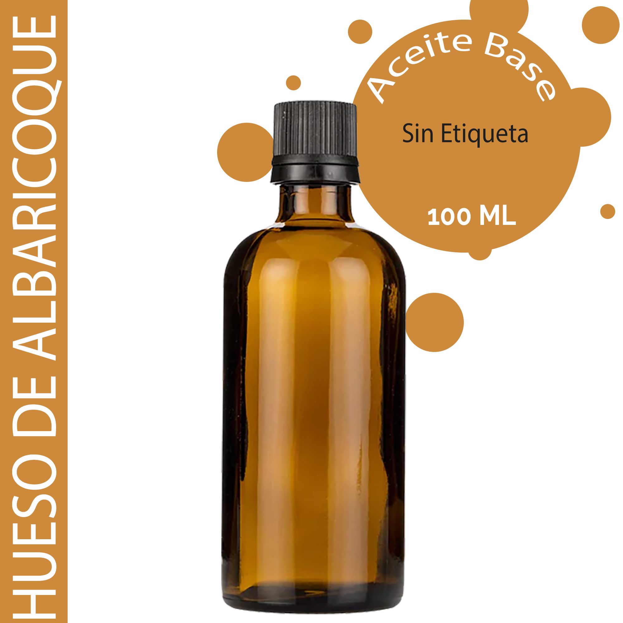 Aceite Base de Semilla de Albaricoque - 100ml - Sin etiquetar