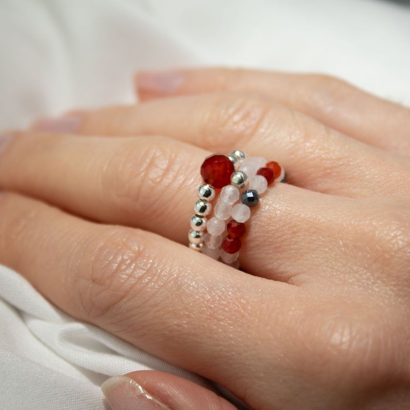 Ring Sets Nymph Spirit Gemstone - Love & Flame