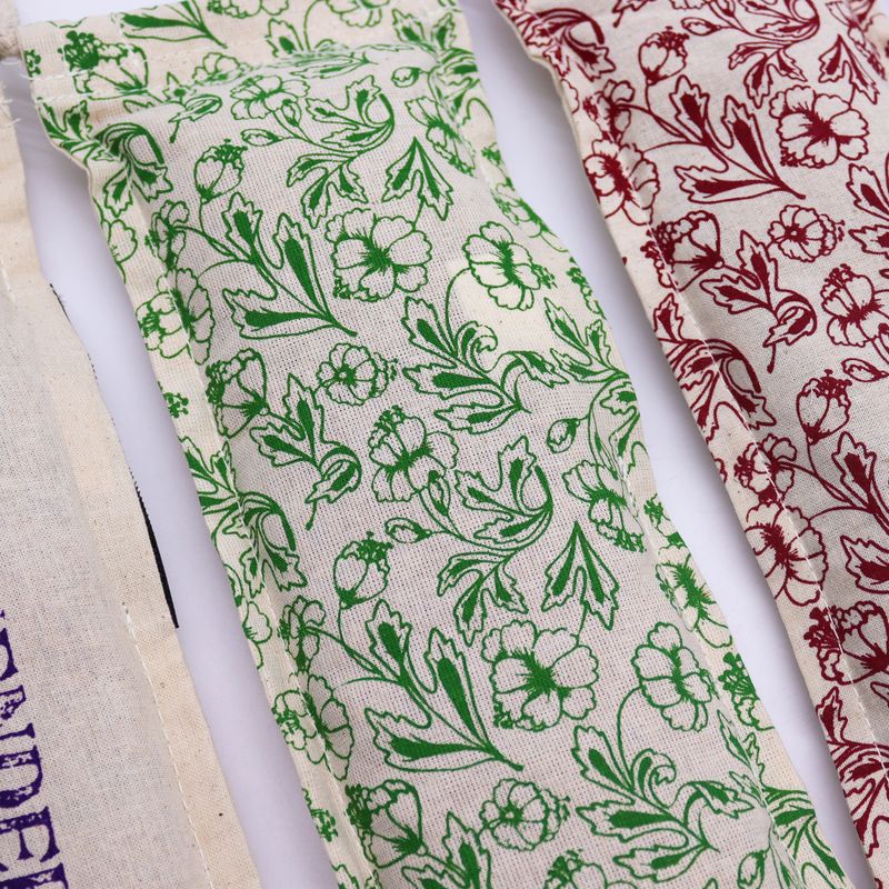 Sacs de Blé en Coton Naturel - Vert