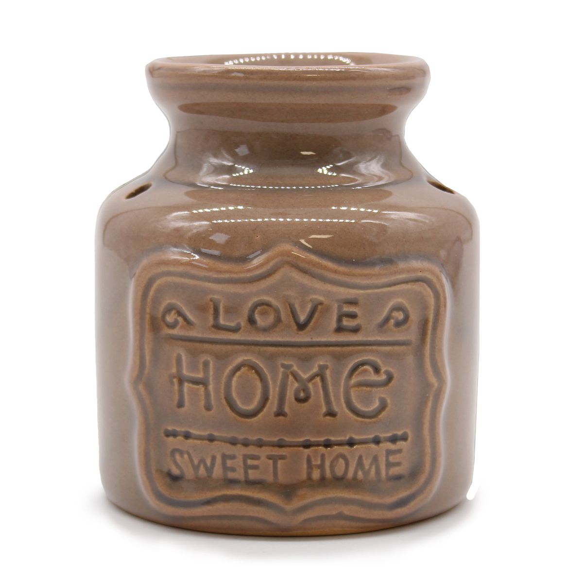 Queimador de óleo grande - Cinza - Amor Home Sweet Home