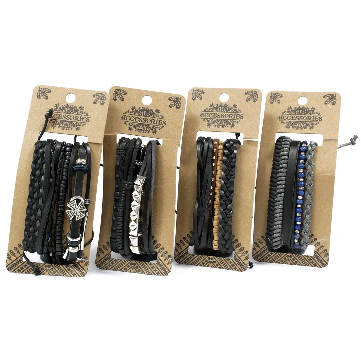 Pulseira para homem - Preto (cor aleatória)