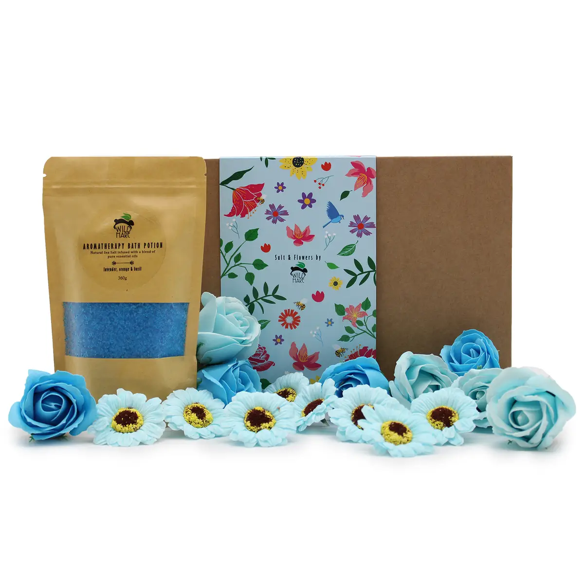 Wild Hare Salt & Flowers Set - Total Unwind — Apothecary · GlowDuty apothecary