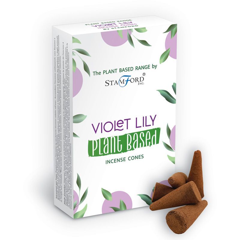 Conos de incenso à base de plantas - Violeta Lilly