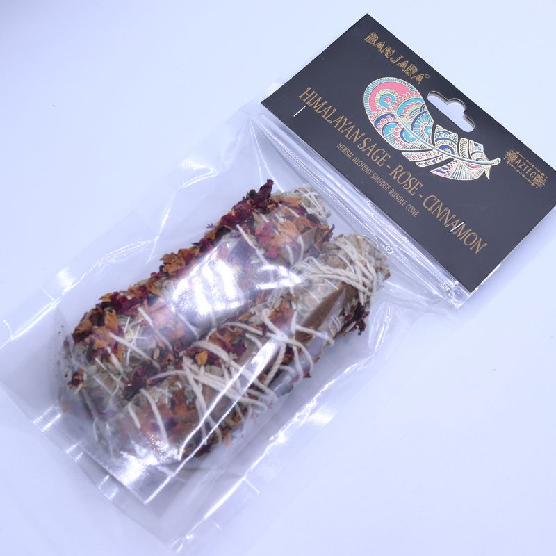 Banjara Smudge Sticks - Himalayan Sage, Rose, Cinnamon