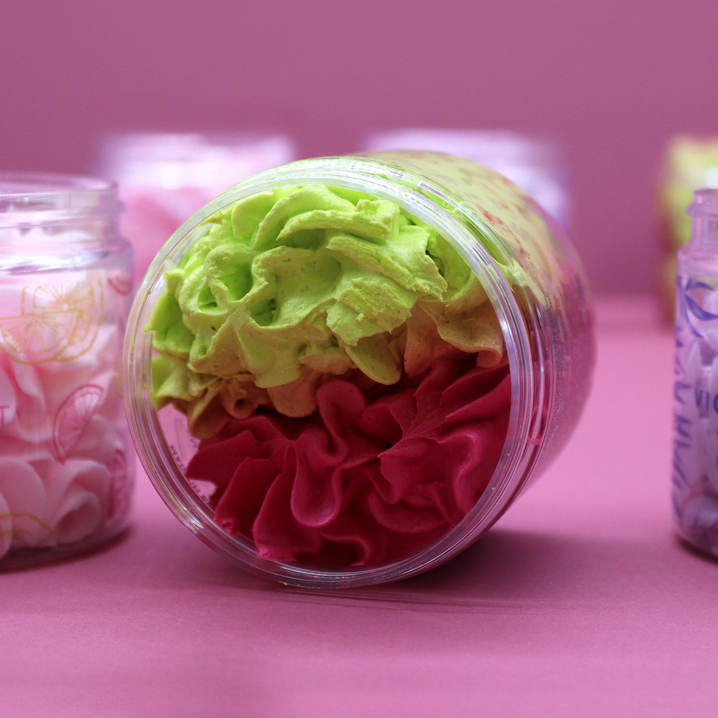 Whipped Cream Soap - Fragola e Kiwi 120g (No Etichetta)