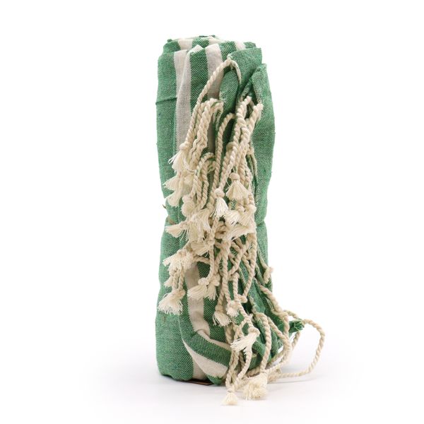 Cotton Pario Throw - 100x180 cm - Picnick Green