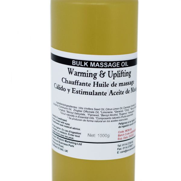 Warm and Uplifting 1Kg Massage Oil