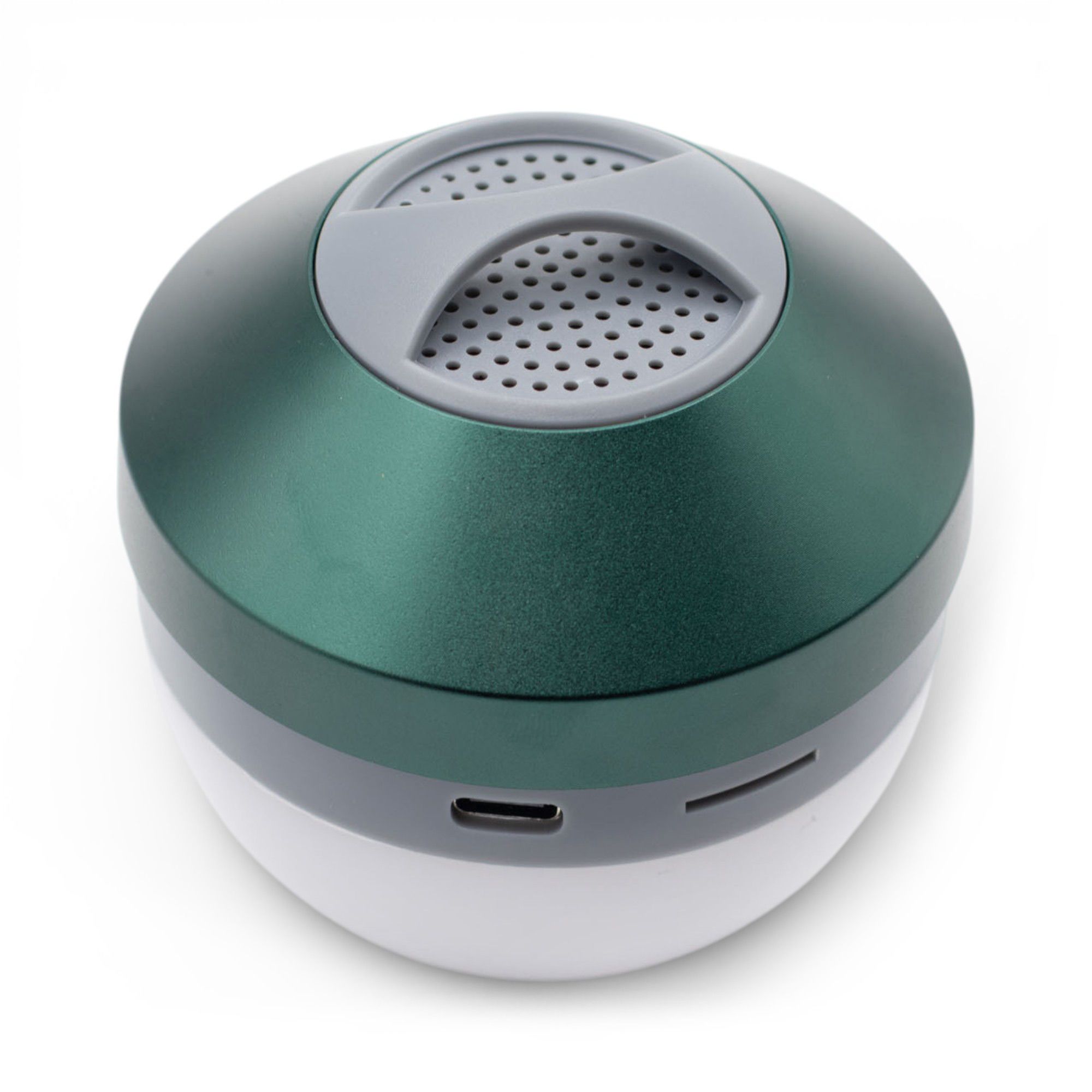 Lámpara colgante verde para acampar y mini altavoz