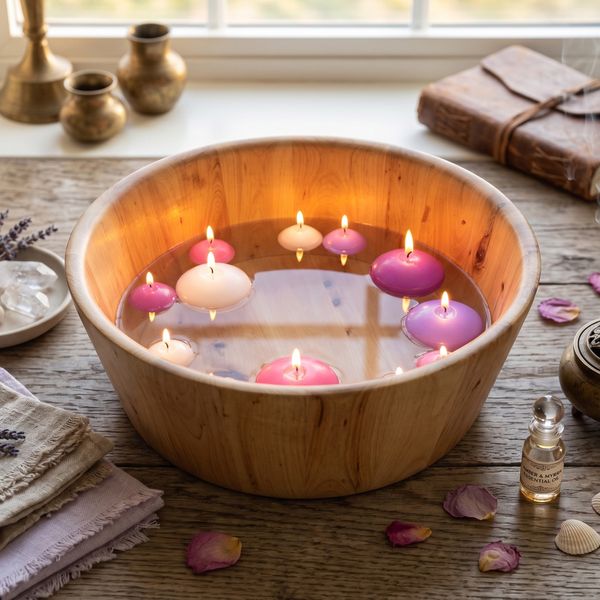Bougies flottantes