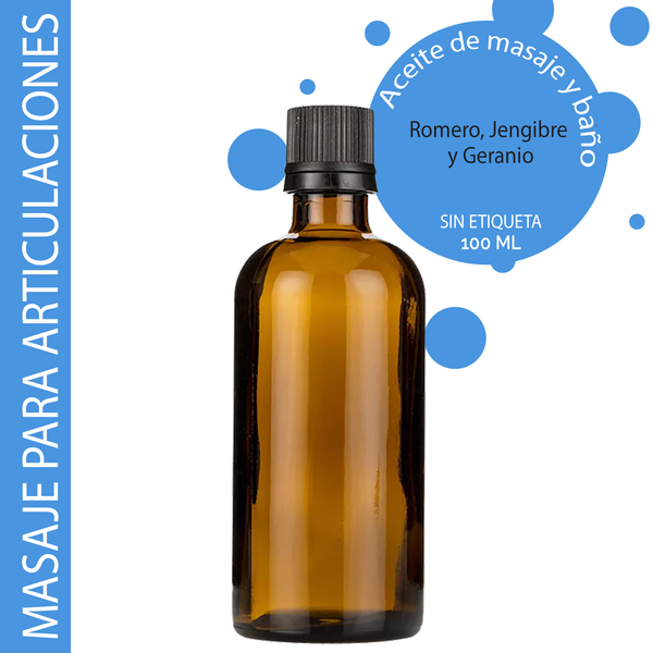 Aceite de Masaje - Para articulaciones 100ml - Sin etiquetar