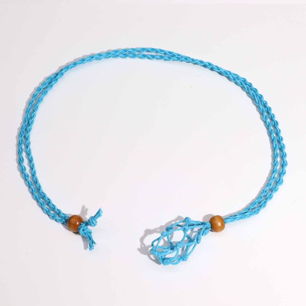 Cordon de Collier Pour Pierres Précieuses et Cristal 45cm/18inch - Bleu