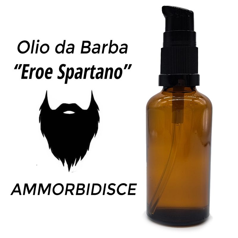 50ml Olej na Bradu - Sparťanský Hrdina - Bez Etikety