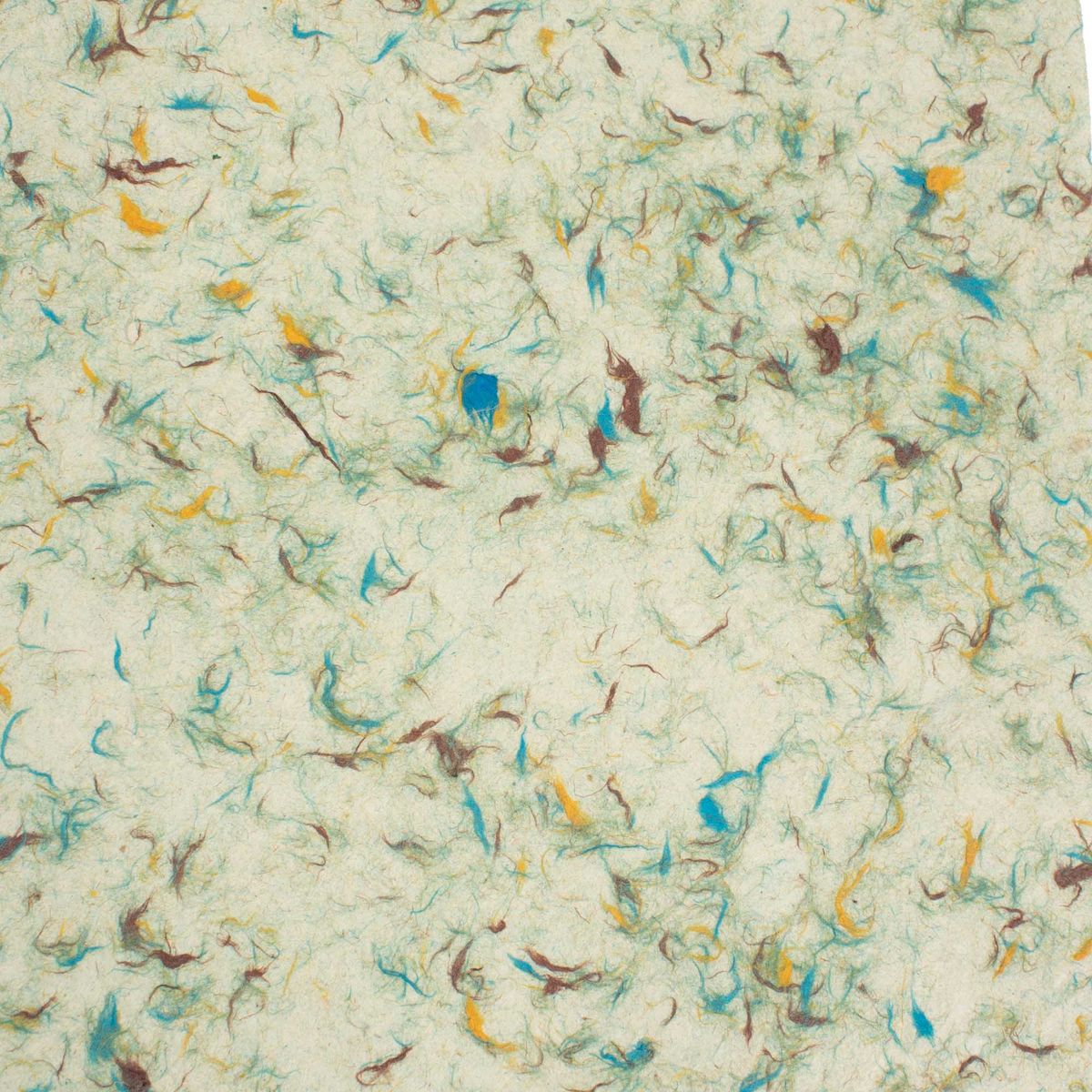 A4 - Papel artesanal Lokta (pacote de 20 folhas) - Pacote misto (Verde algodão - Calêndula - Centáurea - Floral misto)
