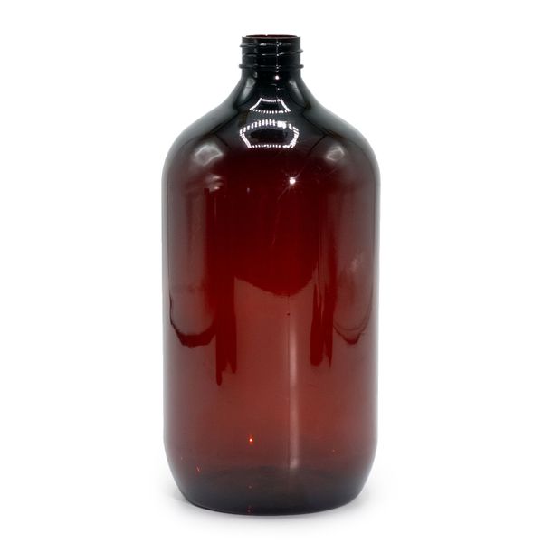 Jantarna Plastična Boston Boca 1000ml - Bez Poklopca