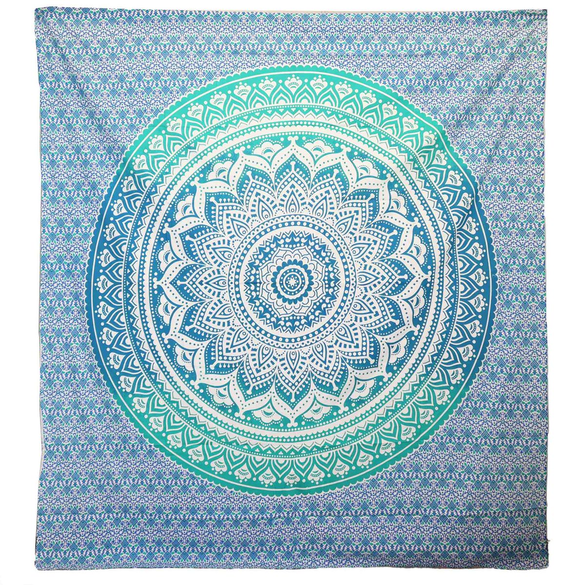 Tapete de parede / Pareo - Mandala - Verde