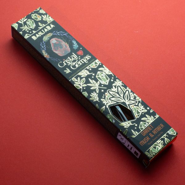 Banjara Cristal Gemmes - Grenat Musc et Ambre