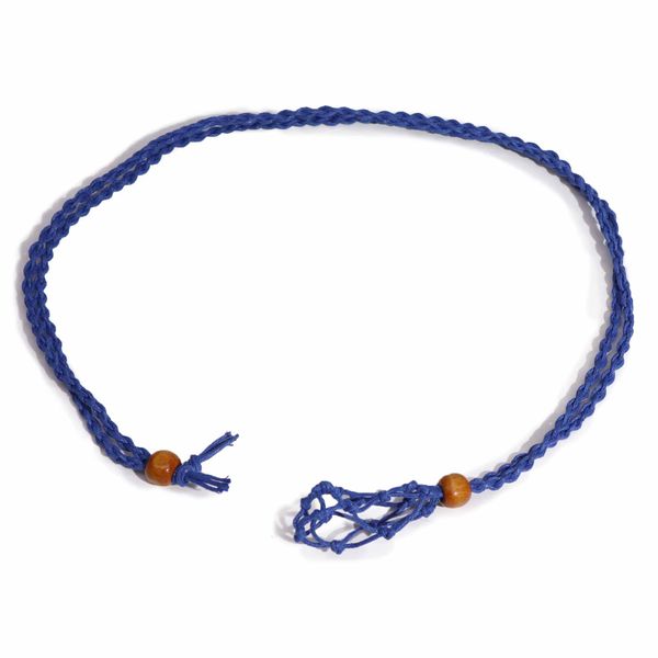 Collier à cordon pour pierre précieuse 45 cm/18 pouces - Bleu marine